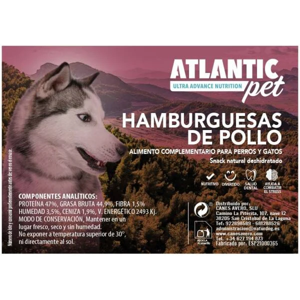 ATP HAMBURGUESA DE POLLO EMBOLSADA 2UN