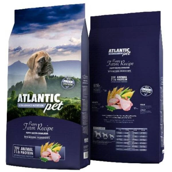 ATLANTICPET RECETA PUPPY POLLO FRESCO 3KG.
