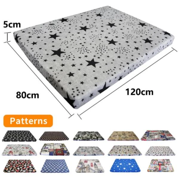 NOBLEZA Cojín de esponja 16 estilos mezcla (L120*W80*H5cm 3XL)