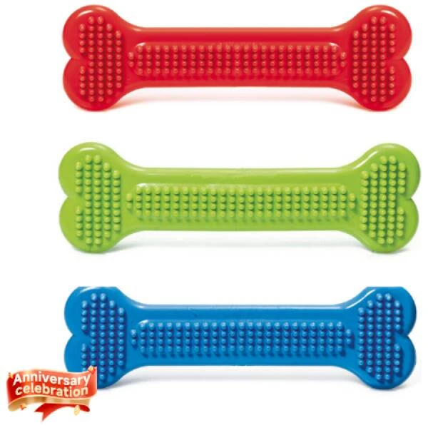 NOBLEZA Juguete de goma para limpiar los dientes (XL. L190*W60mm) - ROJO