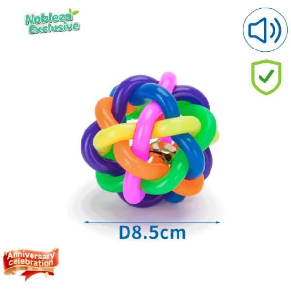 NOBLEZA Pelota con cascabel exclusiva (RGB, M)
