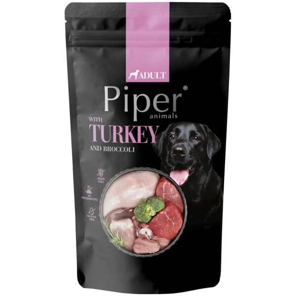 PIPER POUCH  WITH TURKEY 10x500gr. (MAXIMOS DESCUENTO BANDEJAS COMPLETAS).