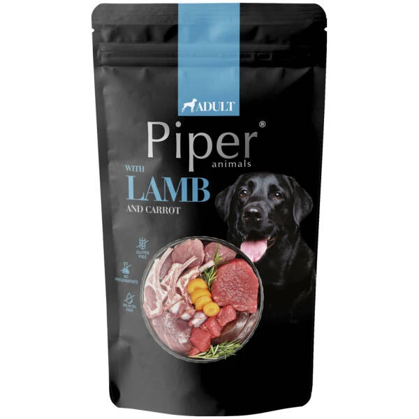 PIPER POUCH WITH LAMB 10x150gr. (MAXIMOS DESCUENTO BANDEJAS COMPLETAS).
