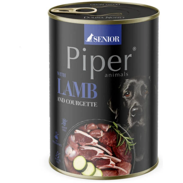 PIPER SENIOR WITH LAMB  24x400gr. (MAXIMOS DESCUENTO BANDEJAS COMPLETAS).