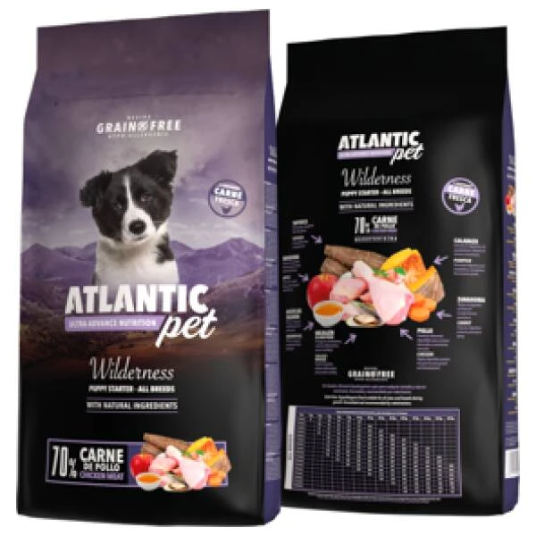 ATLANTICPET ULTRA WILDERNESS PUPPY-STARTER 12 KILOS.
