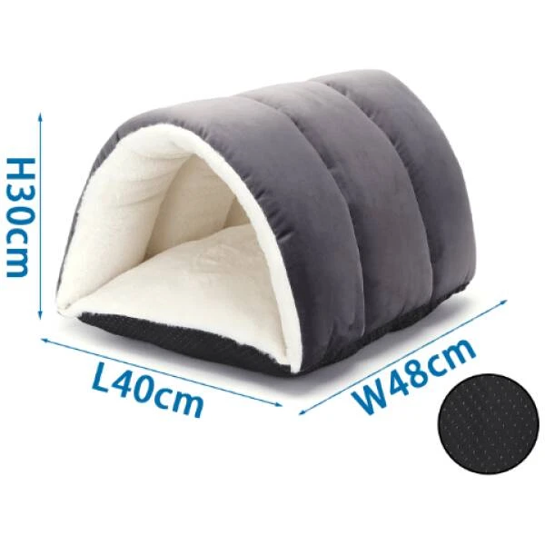NOBLEZA Cama de algodón para que las mascotas  duerman profundamente(Gris)