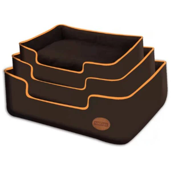 NOBLEZA Juego de 3 camas clásicas para mascotas  (Marrón) L85*W65cm