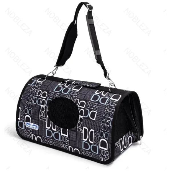 NOBELZA Bolso trasportín para perros negro