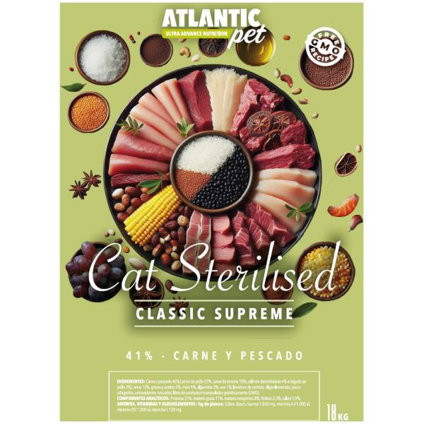 ATP CLASSIC SUPREME CAT STERILISED 18 KILOS PROXIMAMENTE