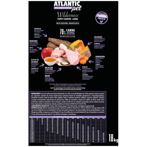 ATLANTICPET ULTRA PUPPY STARTER LARGE 18 KILOS - Imagen 2