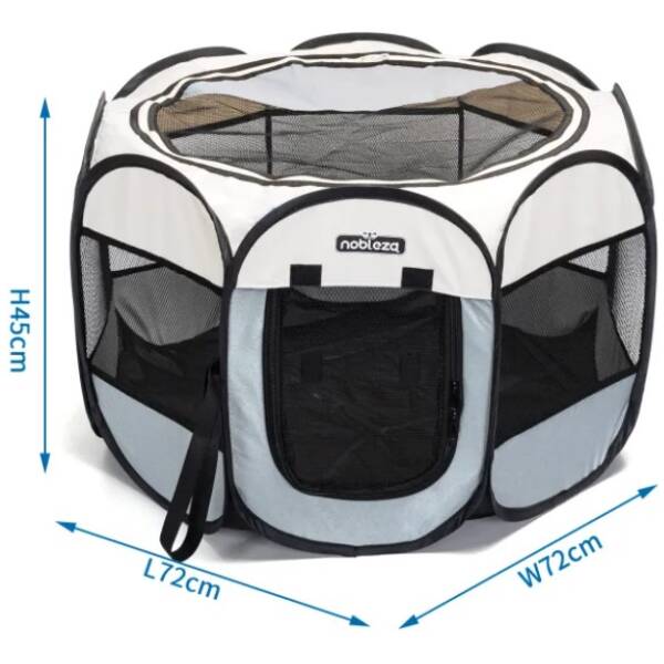 NOBLEZA Valla octogonal para mascotas-L90*W90*H58cm.