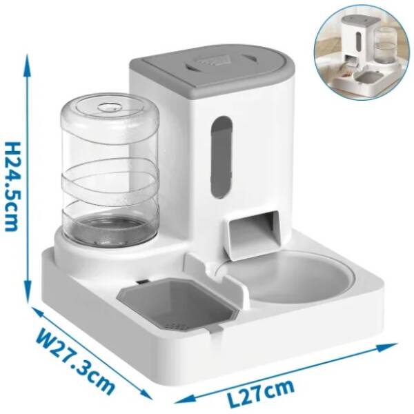 NOBLEZA Set de dispensador de agua y alimentos- L27*W27.3*H24.5cm