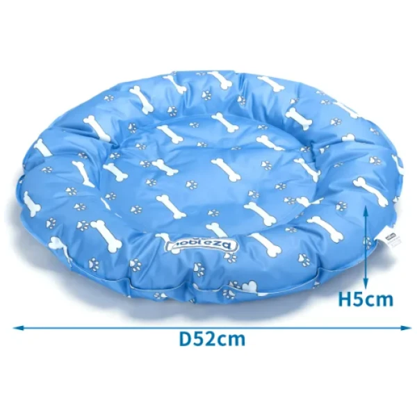 NOBLEZA Camas refrigerantes-Patrón de hueso de perro- D52*H5cm
