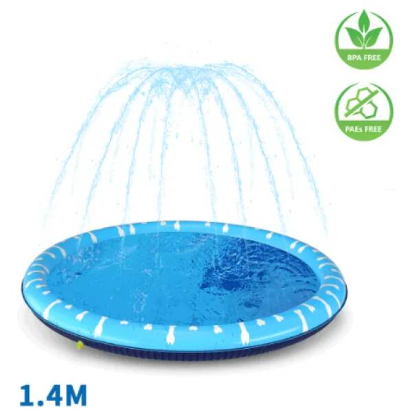 NOBLEZA Piscina con chorros para perros-D1.4m