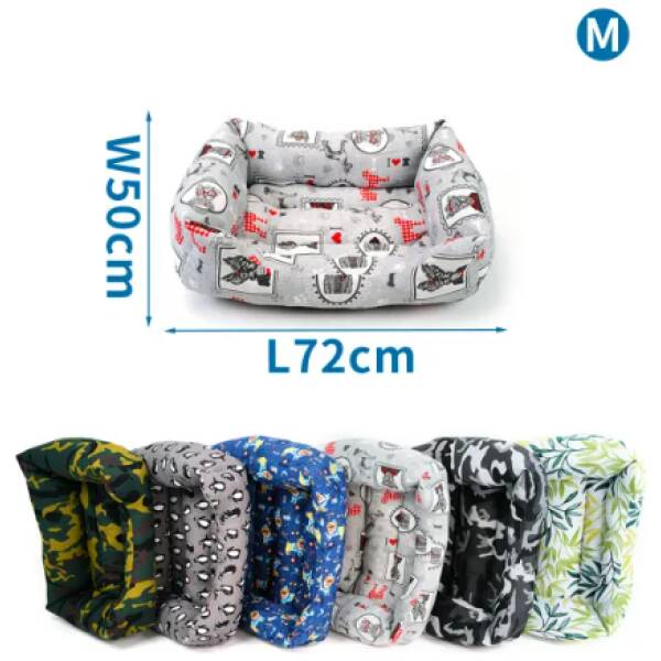 NOBLEZA  Cama para mascotas - Estampado mezclado L72*W50 cm