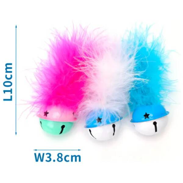 NOBLEZA Bolsa de juego con pelotas-Bloque de color L10*W3.8cm