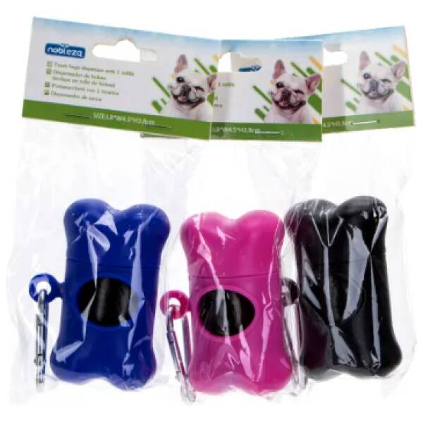 NOBLEZA  Soporte para bolsas de basura forma hueso - L8*W4.5*H3.8cm