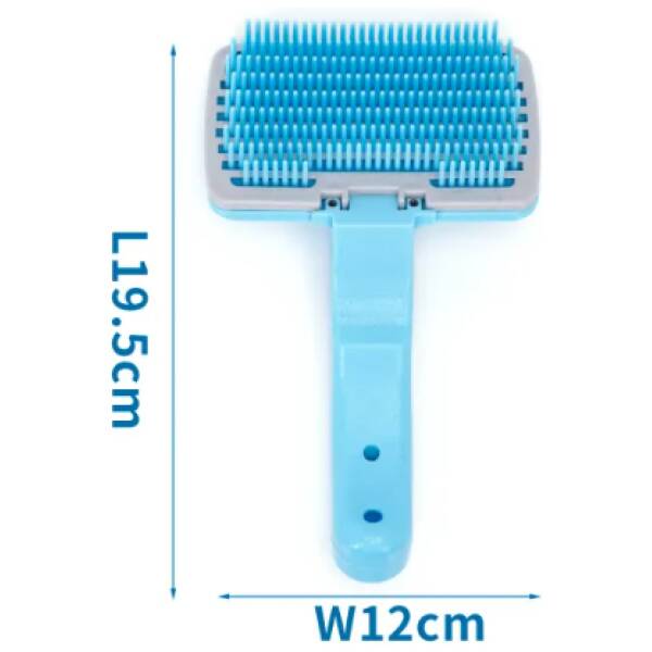 NOBLEZA Peine para eliminar cabello - Azul claro L19.5*W12cm