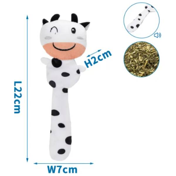 NOBLEZA Juguete de peluche-Forma de vaca L 22*W 7*H 2cm