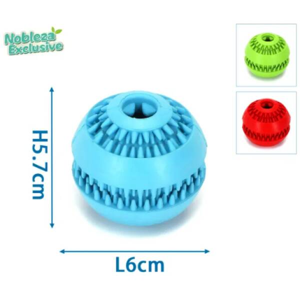 NOBLEZA Juguete dispensador de comida - Forma circular  en zigzag - L6*W5.7cm