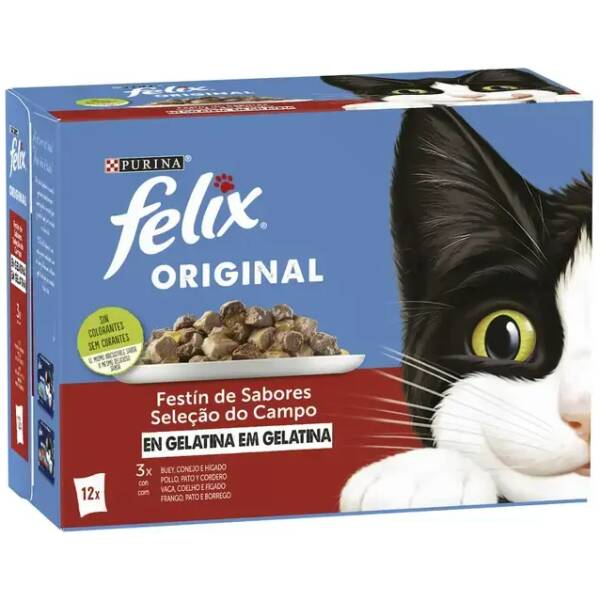 PRPN ELIX® Original Festín de Sabores en Gelatina 6(12x85g).