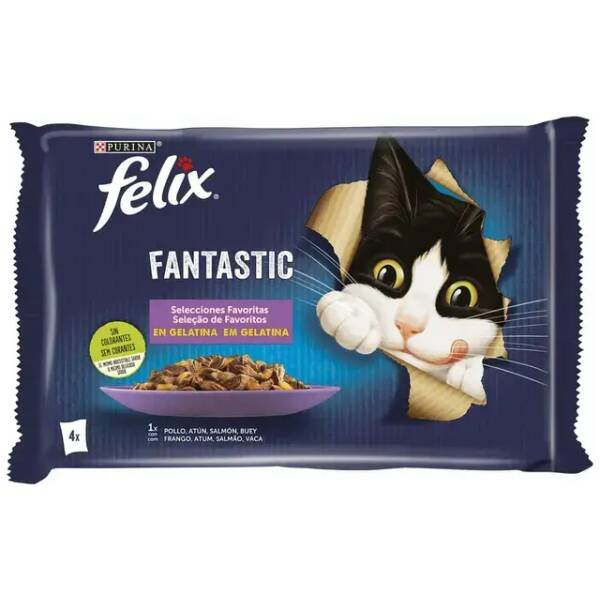 PRPN FELIX® Fantastic Selecciones Favoritas en Gelatina 6(12x85g).