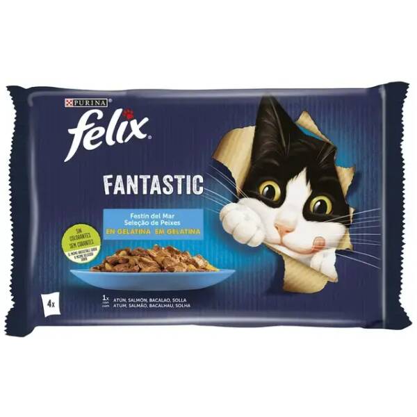 PRPN FELIX® Fantastic Festín del Mar en Gelatina 6(12x85g).
