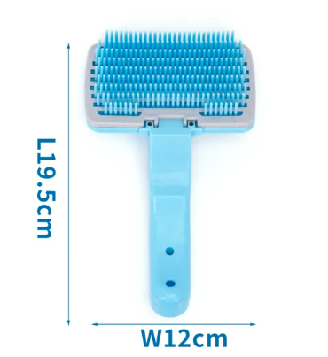 NOBLEZA Peine para eliminar cabello - Azul claro L19.5*W12cm