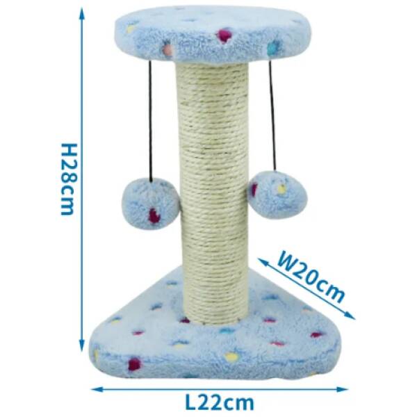 NOBLEZA Árbol pequeño para gatos-Bloque de color- L22*W20*H28cm
