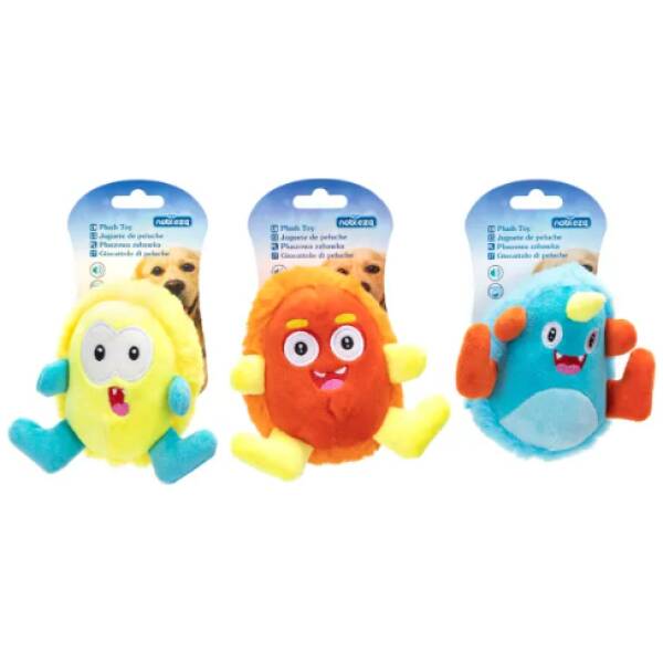 NOBLEZA Juguete de peluche - Forma de monstruo pequeño- L14.2*W8cm.