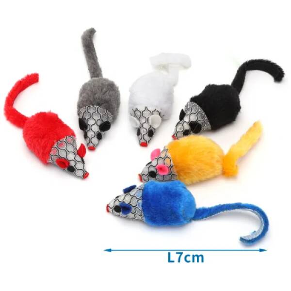 NOBLEZA juguete de peluche-Forma de ratón-L7cm (color que haya).