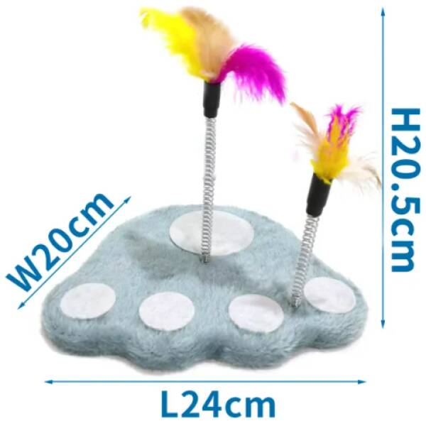 NOBLEZA Juguete para arañar (L24*W20*H20.5cm, Azul claro).