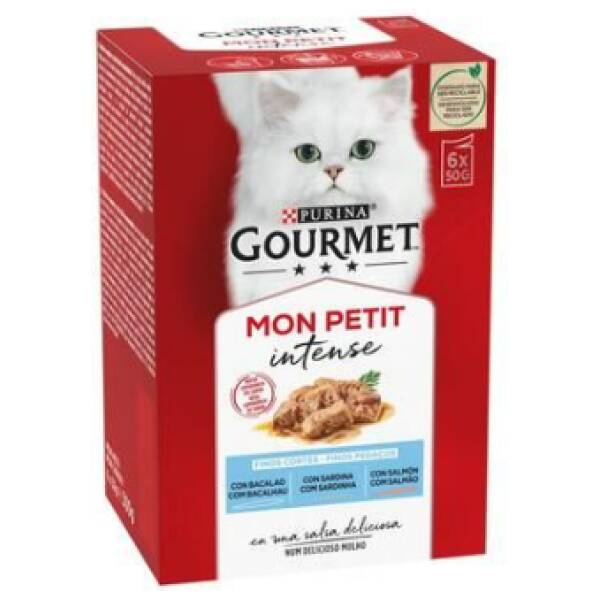 PRPN GOURMET MON PETIT Pescados A. 8 (6x50g.)