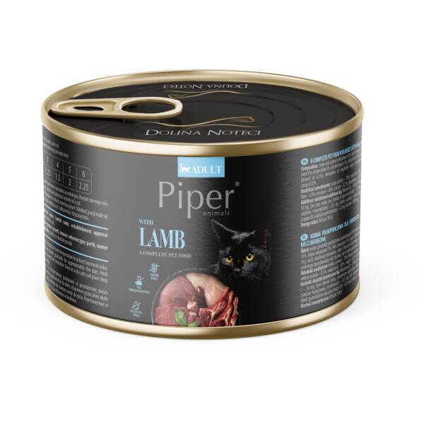 PIPER CAT WITH LAMB 12x185 g