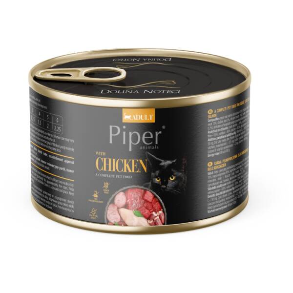 PIPER CAT WITH CHICKEN 12x185 g
