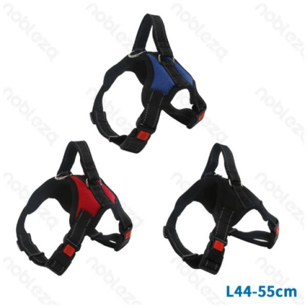 NOBLEZA Arnés para perros con forma de silla de montar S,L44-55cm.