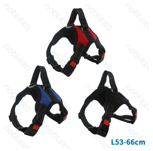 NOBLEZA Arnés para perros con forma de silla de montar Tamaño: M Dimensión: L53-66cm