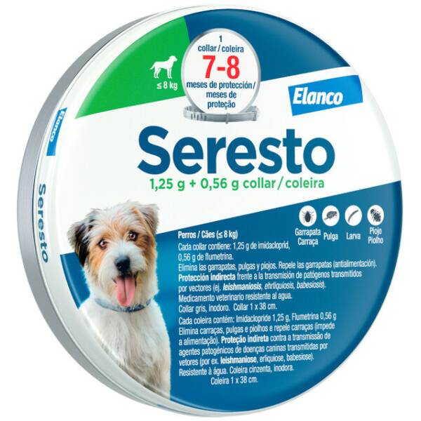 Lata Collar Seresto Individual Perro Pequeño - <8kg