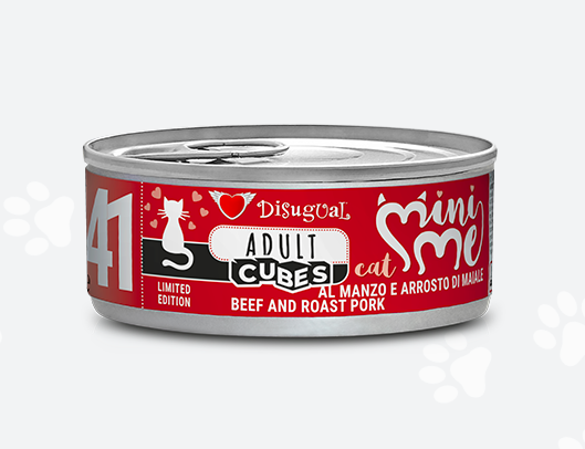MINI-ME CANNED CAT FOOD BEEF and ROAST PORK 85GR Cubes