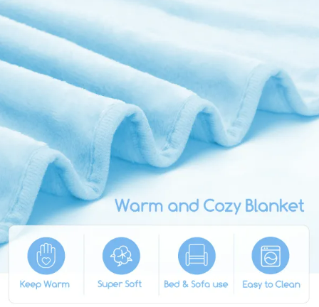 NOBLEZA Manta de franela para mascotas Dimensión: L120* W100cm. - Imagen 2