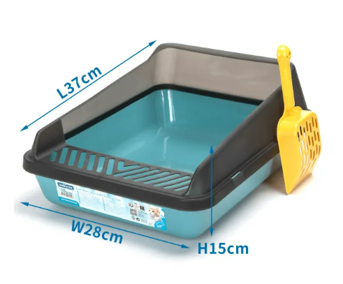 NOBLEZA Arenero para gatos con pala Dimensión: L37*W28*H15cm.