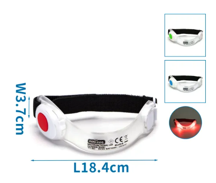 NOBLEZA Collar Led para mascotas L18.4_W3.7_H1.3cm azul