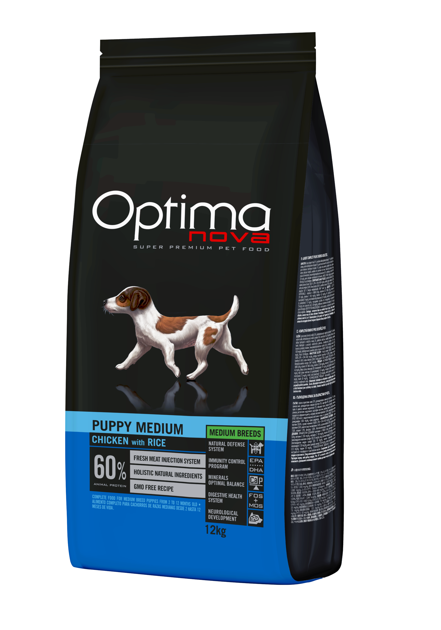 OPTIMA NOVA PUPPY MEDIUM 12KGR