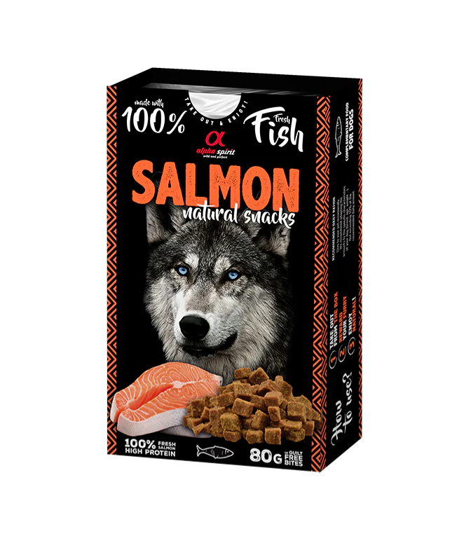 AS Snack Naturals dogs Salmon 80g