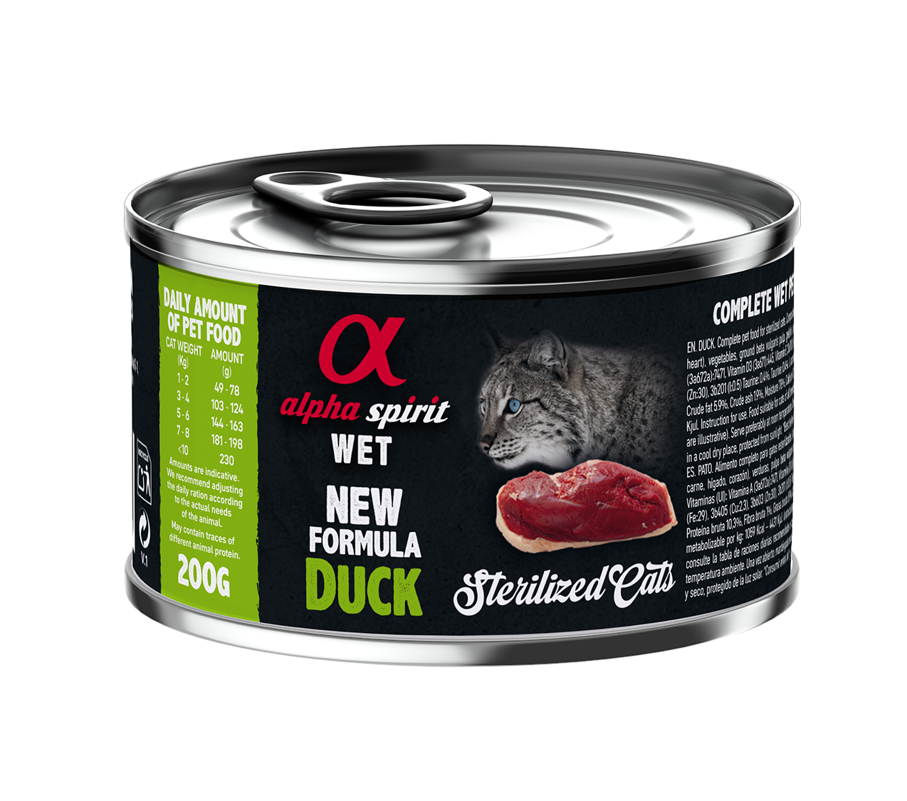A.S. Duck for Sterilised Cats 200 g