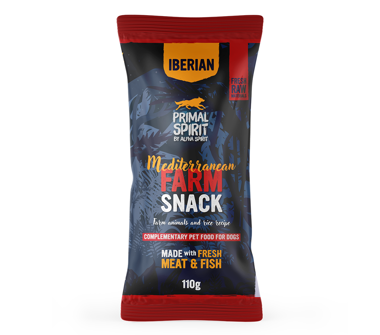 PRIMAL SNACKS MEDITERRANEAN FARM 110GR (50 uds x caja)