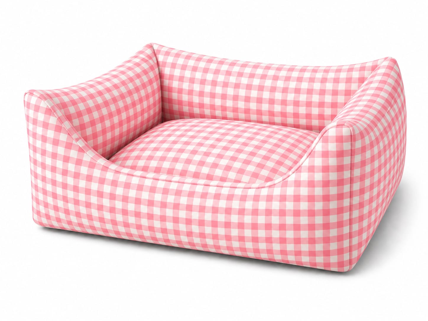 GAMARQ Cuna Mullida Vichy Strech Antipelos... Nº2. 45*35 ROSA