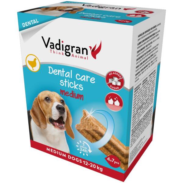 CUIDADO DENTAL PALOS "FRESH" M 560G / 12CM