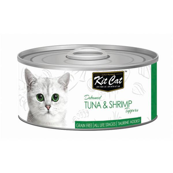 Lata Kit Cat de Atún con Camarones 80gr.